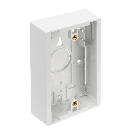 LEVITON RJ JACK AND MODULE BACKBOX SG 1.45 WHT 42777-1WB